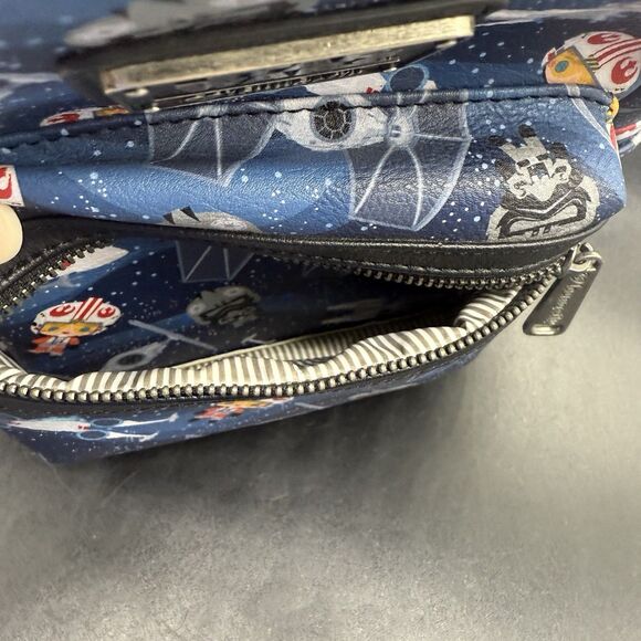 Loungefly Star Wars Mini Backpack Chibi Style X Wing and Tie Fighter - Picture 4 of 7